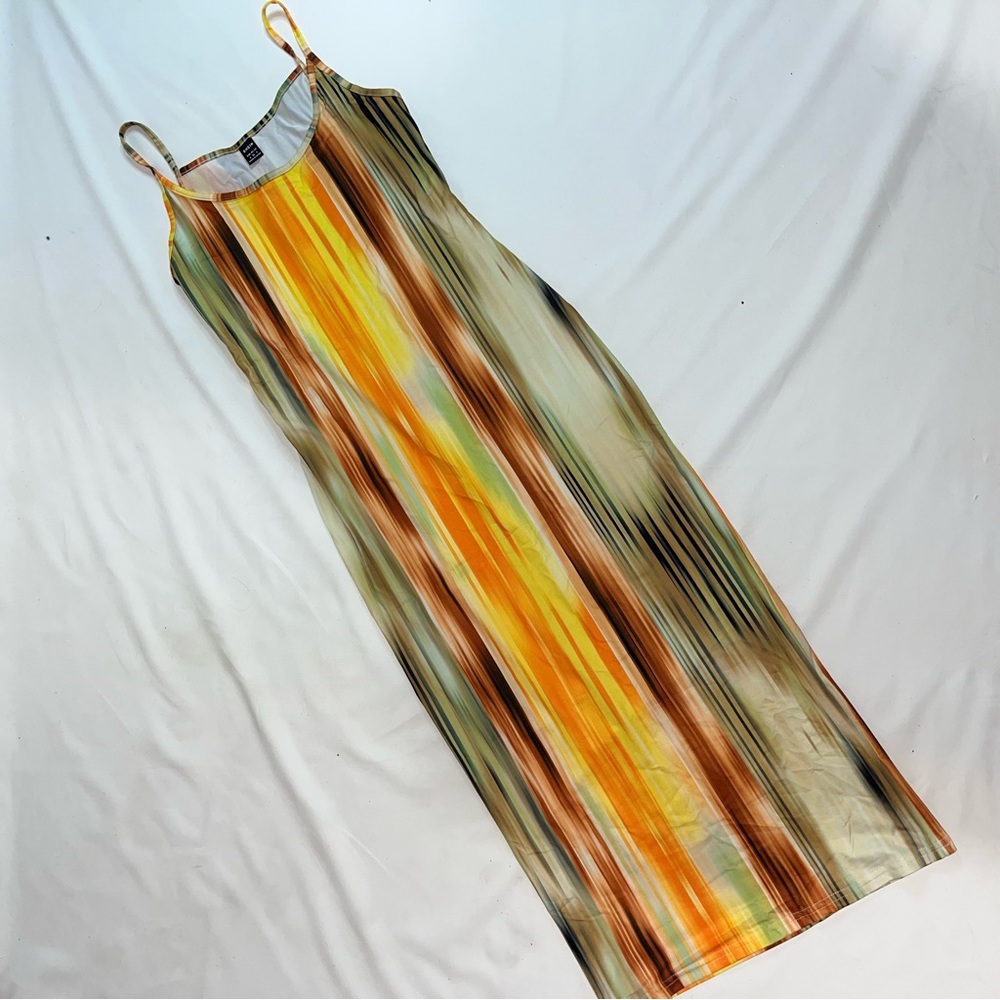Colorful Midi Dress